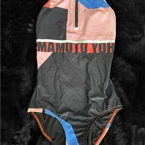 Y-3 Multicolor Graphic Swimsuit